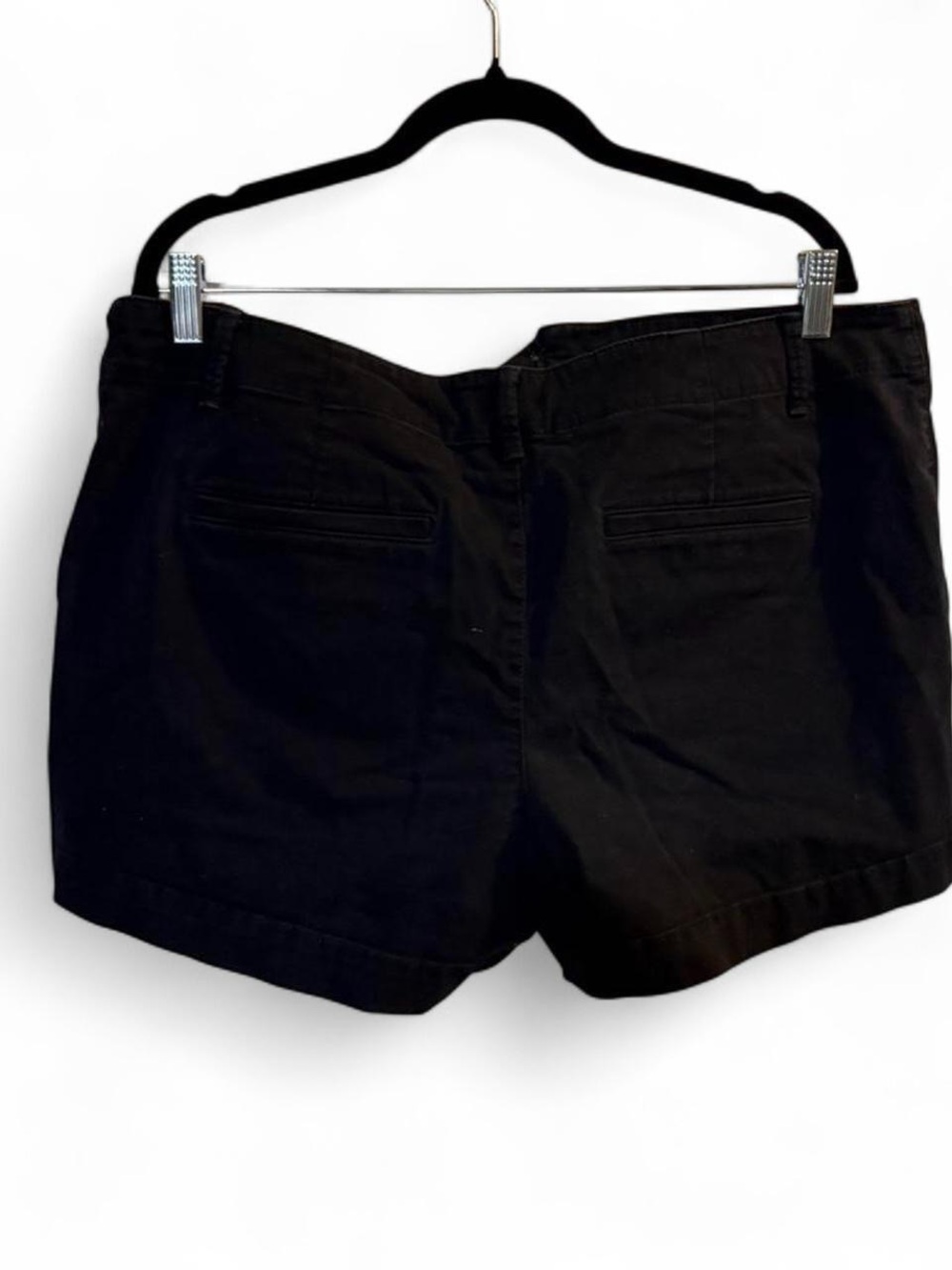 LOFT Black Tailored Chino 4” Shorts